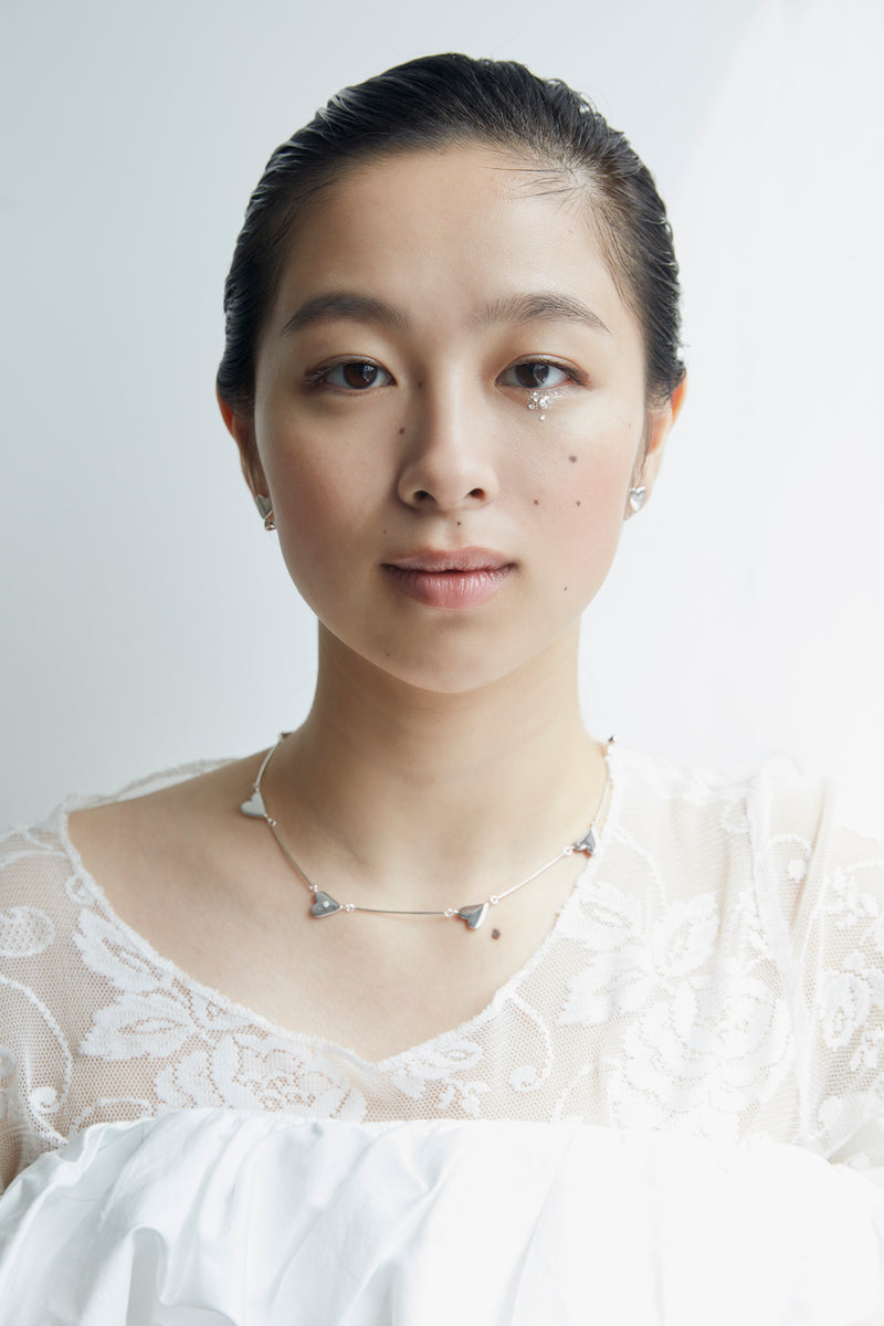 Cure heart silver (necklace)