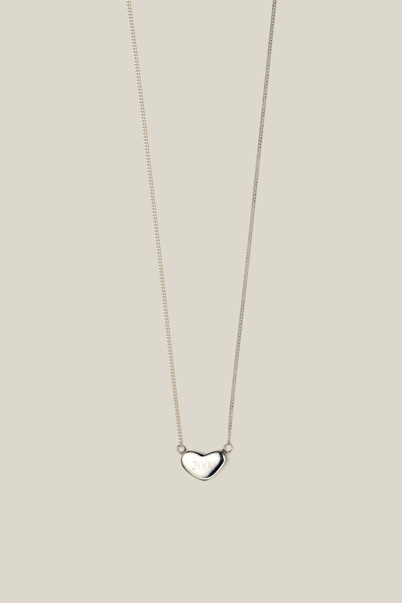 Heart "me" necklace (silver)