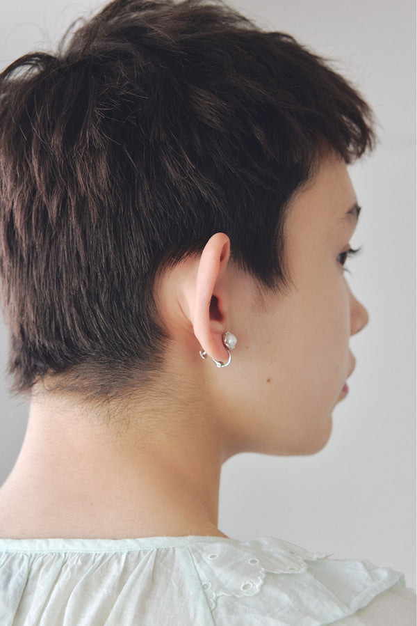 Petal silver (earring)