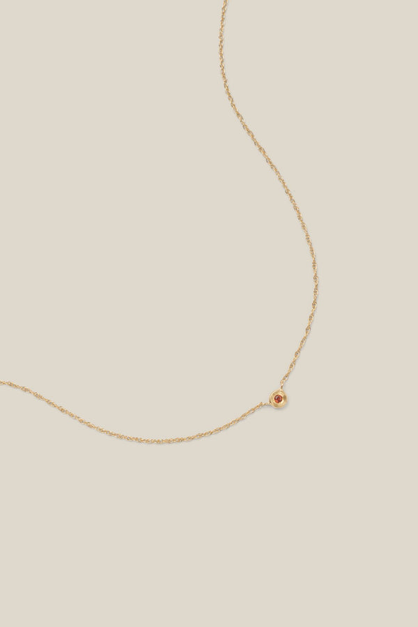 Garnet gold (necklace)