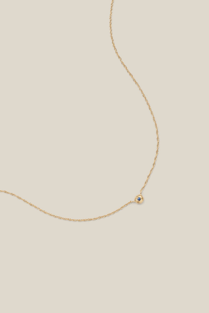 Sapphire gold (necklace)