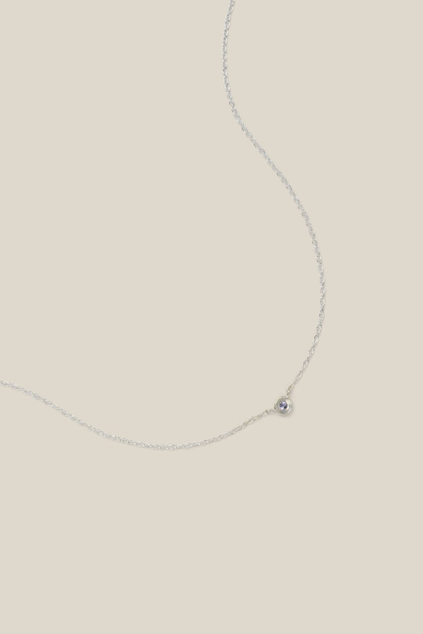 Tanzanite silver (necklace)