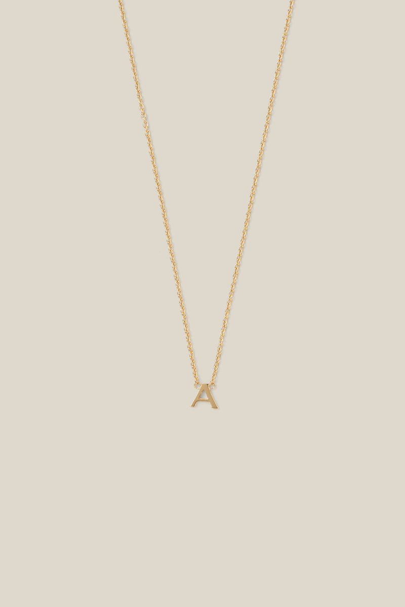 Mini letter gold (necklace)