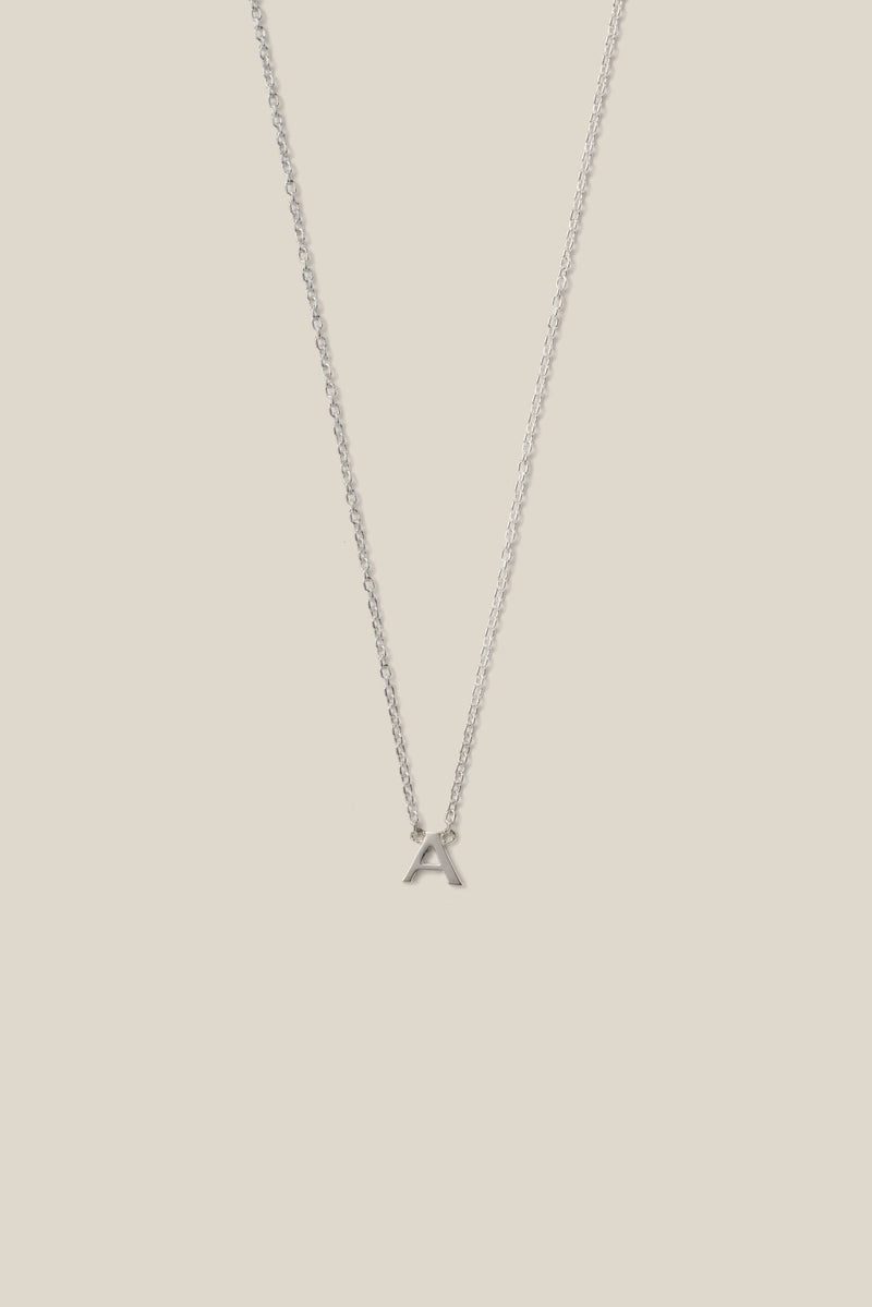 Mini letter silver (necklace) – graey