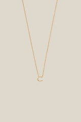 Mini letter gold (necklace)