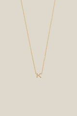 Mini letter gold (necklace)
