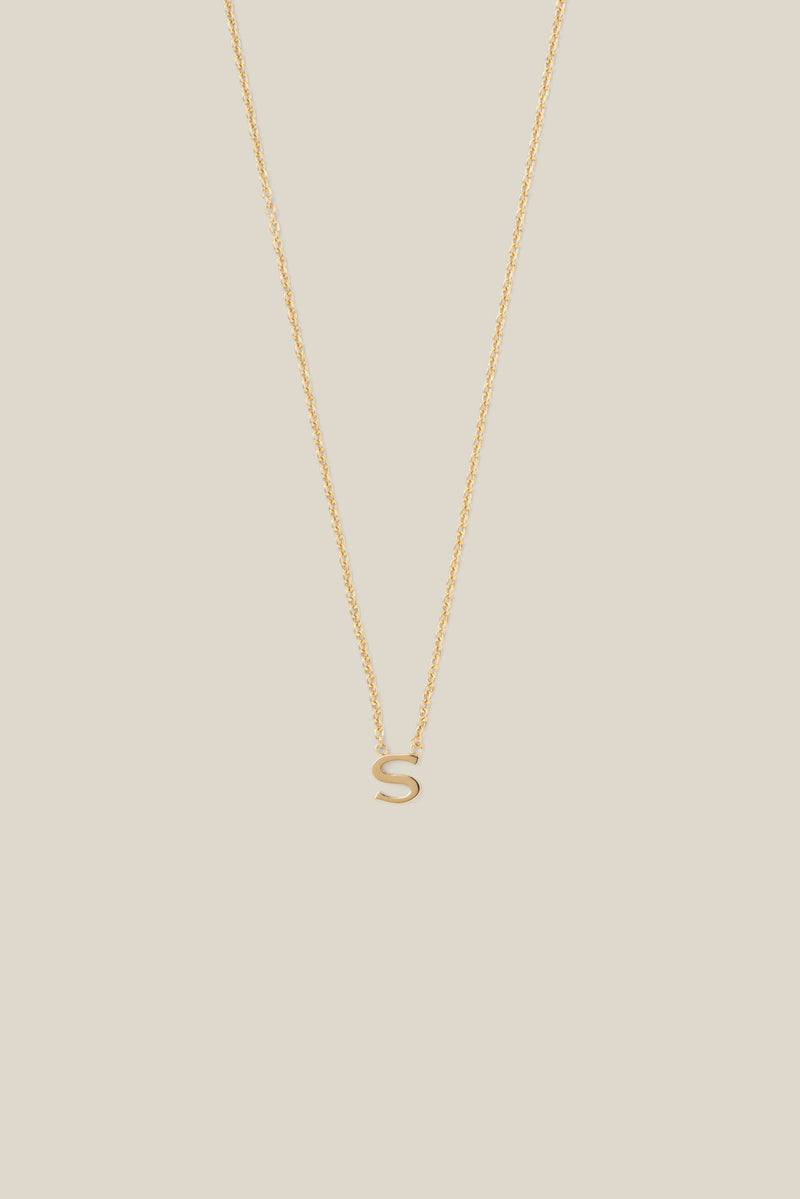 Mini letter gold (necklace)