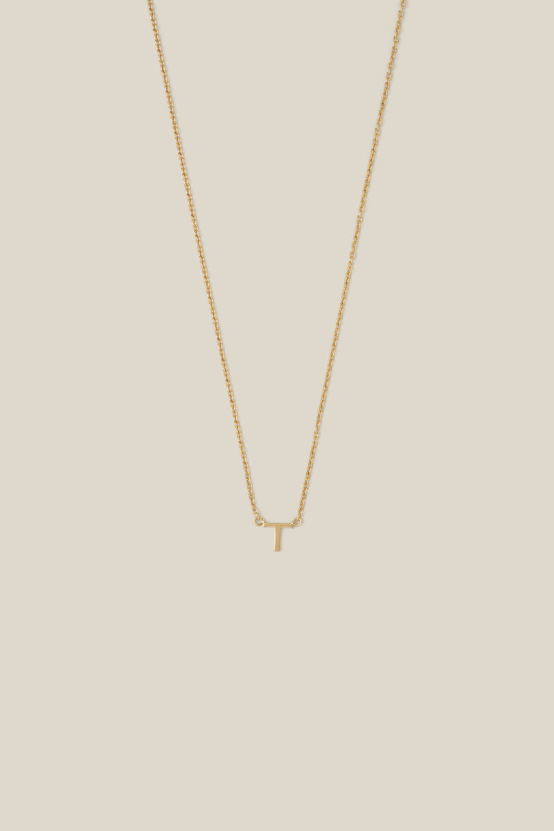 Mini letter gold (necklace)