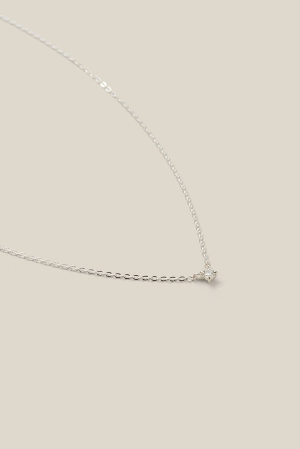 Lg diamond silver (necklace)