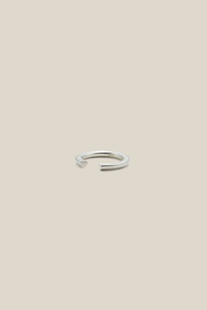 Secret heart silver (ring)