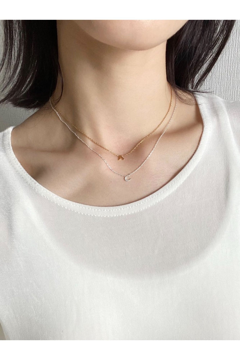 Mini letter silver (necklace) – graey
