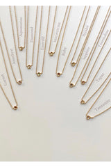 Aquamarine gold (necklace)