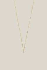 Twin lg diamond gold (necklace)
