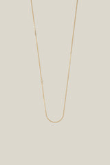 Twin lg diamond gold (necklace)