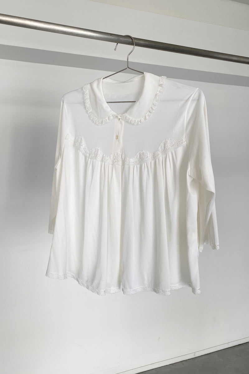 Forklaring abstrakt Parcel White soft blouse – graey