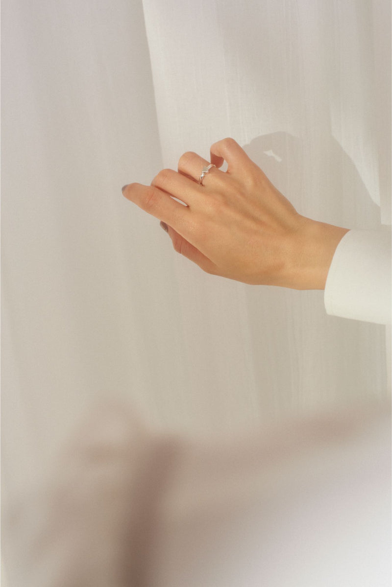 Heart silver (ring)